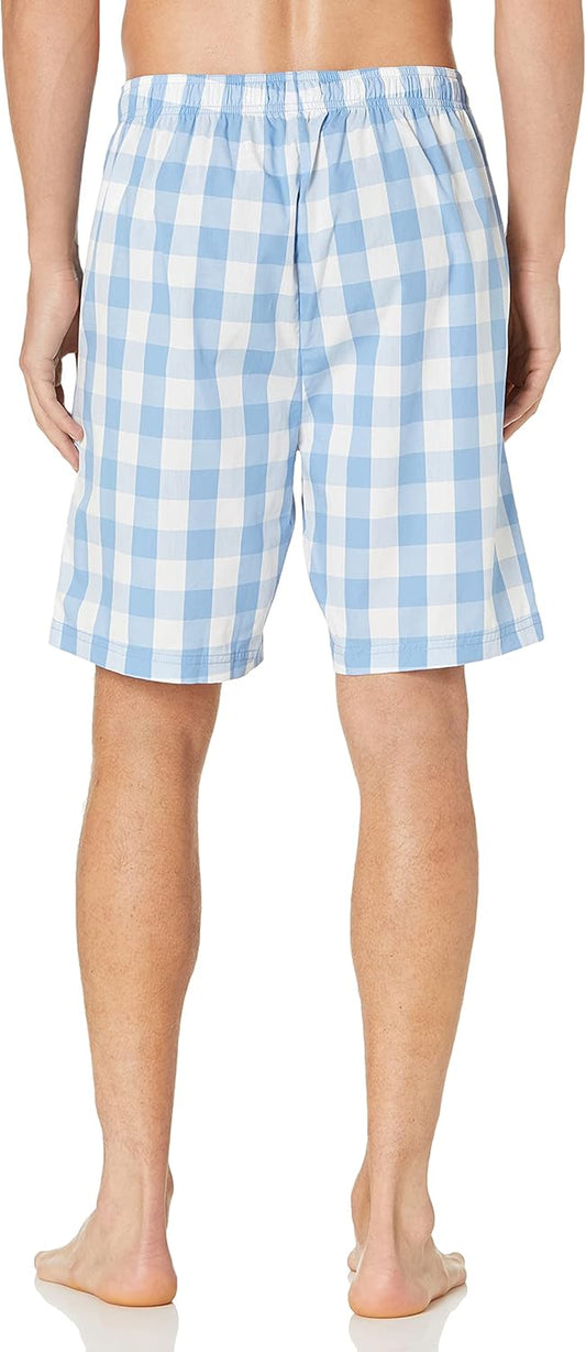 Men’s Cotton Pajama Shorts – Soft Woven Sleep Shorts w/ Elastic Waistband 💤