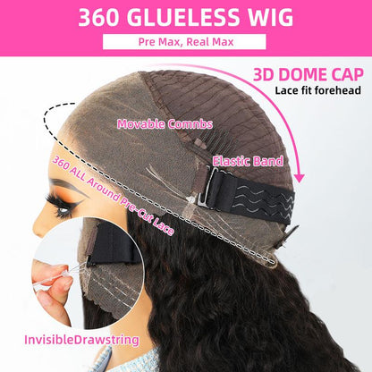 FORGIRL FOREVER 13X6 Water Wave Lace Frontal Wig 