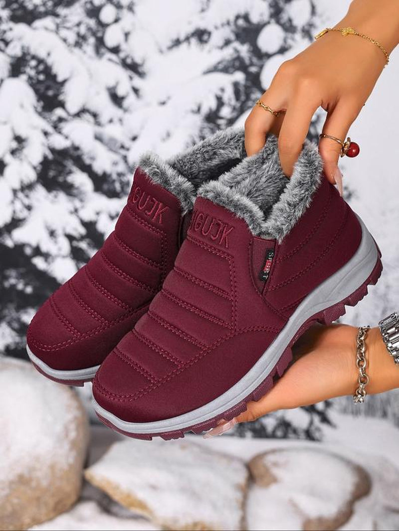 Women’s Ultra Warm Winter Snow Boots – Thick Sole, Heat-Lock Lining, Waterproof & Durable for Hiking & Cold Weather Fashion