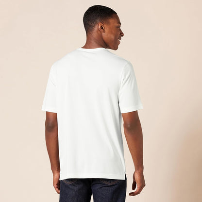 Essentials Henley Shirts for Men, Short Sleeve, Quick-Dry Jersey, Regular-Fit, 2-Pack