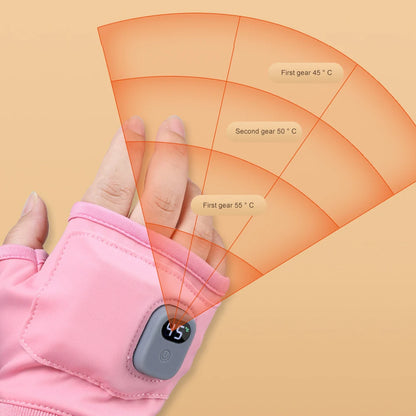 Rechargeable Heated Gloves 🔥 Touchscreen Winter Warm Ski Gloves for Men & Women